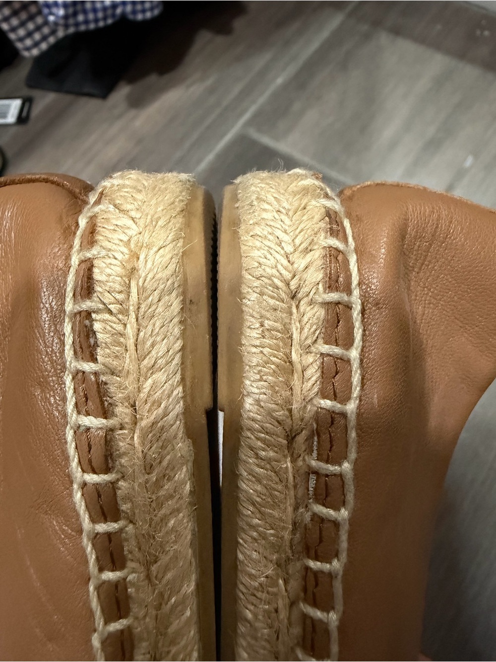 Tory Burch Leather Espadrille Slip-On in Brown - Picture 6 of 6
